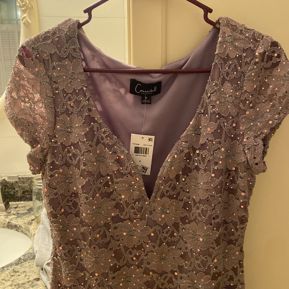 Gorgeous Dress Size 8 MOB or Formal Wedding mauve